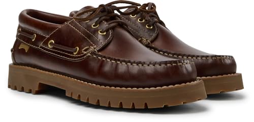 Camper Nautico-15233, Zapatos Hombre, Marrón (Medium Brown), 42 EU
