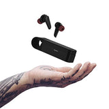 Hama | Auriculares Bluetooth (6h de música, True Wireless, Micrófono Integrado, Sensor táctil, Compatible con Siri y Google Assistant), Color Negro