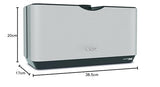 TechniSat AUDIOMASTER MR3 - Altavoz ELAC WLAN de 90W y Radio Internet (con Streaming de Audio UPnP/DLNA, Altavoz Multiroom para Reproducir Radio Internet, Spotify y Bluetooth) Negro/Plateado