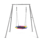 Intex 44112 – Columpio con balancín Nido Octogonal, Acero, Gris, 201 x 235 x 200 cm
