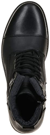 JACK & JONES - Jfwalbany Leather Anthracite STS, Botas Estilo Motero Hombre, Gris, 44 EU
