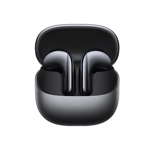 XIAOMI Buds 5 – Auriculares inalámbricos, cancelación Activa de Ruido, Harman Audio EFX, Hi-Res, diseño ergonómico, hasta 30 Horas de batería, Negro (Versión ES)