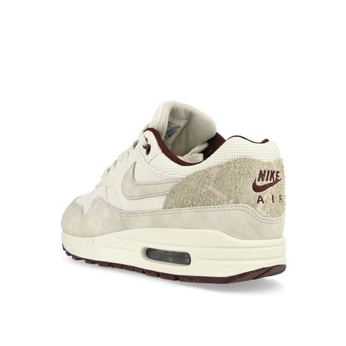 NIKE Air MAX 1 PRM, Sneaker Hombre, Sail Lt Orewood Brn Phantom, 43 EU
