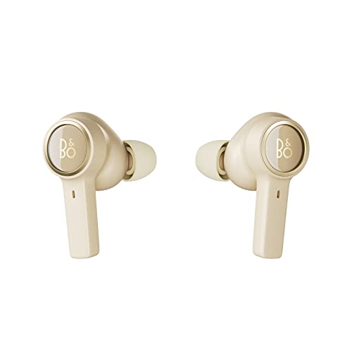 Bang & Olufsen Beoplay EX Auriculares Inalámbricos Bluetooth InEar con Cancelación de Ruido, 6 Micrófonos, Audífonos Impermeables para el Trabajo, Deportivo y Tiempo Libre Gold Tone