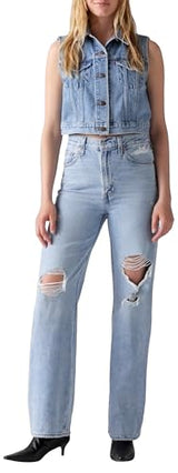 Levi's Ribcage Wide Leg Vaqueros, Swipe Up, 31W / 30L para Mujer