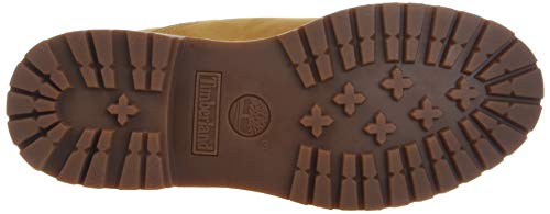 Timberland Waterville 6-Inch Basic Waterproof, Botas Chukka Mujer, Amarillo Wheat Nubuck, 37.5 EU