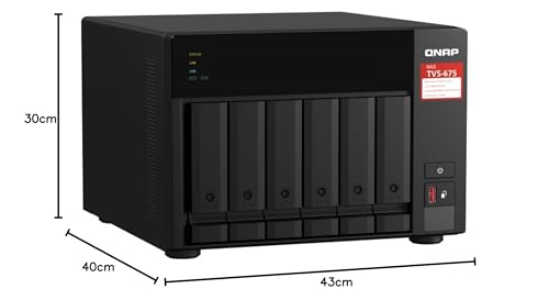 QNAP TVS-675-8G NAS de 6 bahías KX-U6580