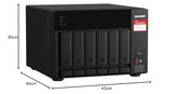 QNAP TVS-675-8G NAS de 6 bahías KX-U6580