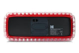 KODAK - Altavoz Bluetooth Impermeable IPX6, Sonido Potente de 8 W, iluminación RGB, duración de 5 Horas, conexión Bluetooth V5.0 - Rojo