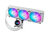ROG Strix LC III 360 ARGB White Edition - Refrigeración líquida AiO Todo en uno con Bloque de Agua Giratorio 360°, Bomba Gen7 v2 de Asetek, Ventiladores ROG ARGB e iluminación Aura Personalizada