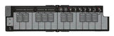 Korg nanoKEY Fold - Controlador de Teclado MIDI Plegable de 25 Teclas con USB-C y TRS-MIDI - Negro
