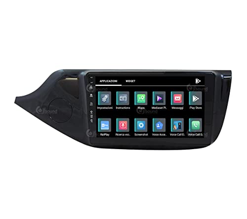 Radio de Coche para Kia Ceed Desde el 2012 Negro Brillante con cámara y GPS de Serie Android GPS Bluetooth WiFi USB Dab+ Touchscreen 9" 8core Carplay AndroidAuto