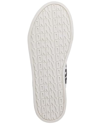DKNY York Lace-up-Zapatillas Deportivas, Mujer, Negro Blanco, 39 EU