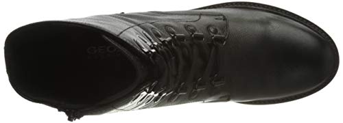 Geox D Hoara G, Botines para Mujer, Negro (Black), 37.5 EU