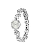 BOSS Reloj con Movimiento de Cuarzo de Tres Manecillas para Mujer Colección Double B Dressy con Correa de Acero Inoxidable Plateada - 1502793