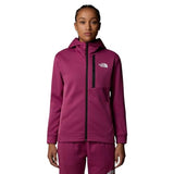 THE NORTH FACE NF0A893UA6I W MA FZ Fleece Sweatshirt Mujer Cyber Berry/Lively Berr Tamaño M