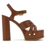 Michael Kors Nora, Heeled Shoes Mujer, Luggage, 39 EU