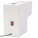 Pelamatic - Máquina Eléctrica para Pelar y Partir Almendras, Nueces y Avellanas | Modos Manual y Automático | Regulador de Tamaño | Fácil de Limpiar, Blanco, Plástico