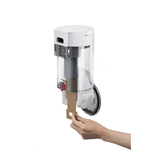roborock S7 + Estación de Vaciado Automático, Aspiradora Robot Succión HyperForce Mopa Auto-Elevable Agua 300ml y Polvo 470ml, 5200mAh, Blanco, R100011