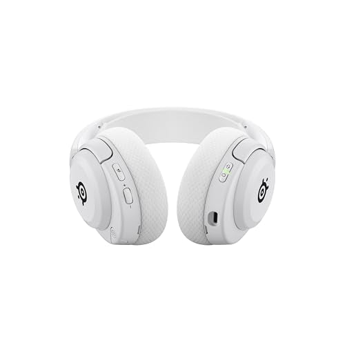 SteelSeries Arctis Nova 5 Blanco Cascos gaming inalámbricos PC, PS5, Switch 2, móvil - Controladores magnéticos de neodimio - Más de 100 preajustes - Batería de 60 horas - 2,4 GHz o BT - Micro Gen2.X