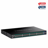 TrenDNET – Accesorios de 52 Puertos GIGA Web Smart 740 W PoE+ 10 G SFP+ Slots