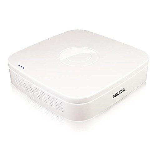 Nilox 31 nxnv9 C00001 Grabadora Videovigilancia a 9 Canales con Interfaz LAN, Full HD, Blanco