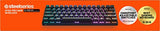 SteelSeries Apex Pro Mini Wireless-Teclado gaming mecánico –El teclado más rápido del mundo- Accionamiento ajustable - Factor forma compacto 60% – Bluetooth 5.0 – 2,4GHz – Teclado americano (QWERTY)