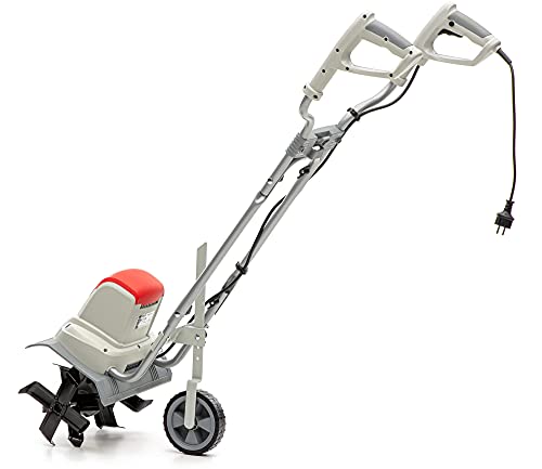 IKRA motoazada eléctrica motocultor IEM 800 S, Ancho de Trabajo 30cm, Profundidad 20cm, Incluye extirpador Manual