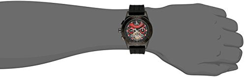Burgmeister BM172-622E - Reloj analógico automático para Hombre con Correa de Silicona, Color Negro