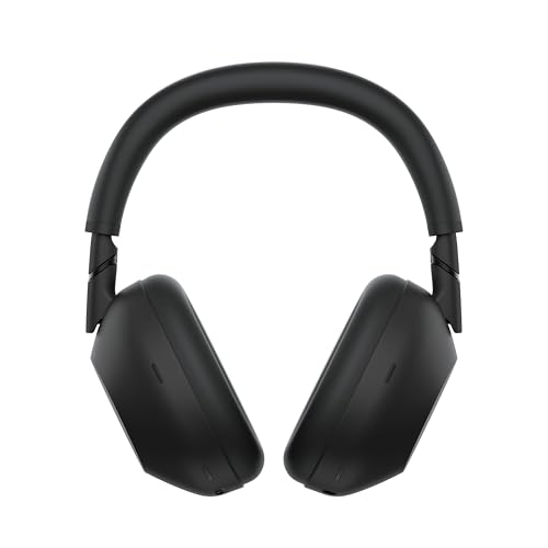 Sony WH-1000XM6 Auriculares Bluetooth inalámbricos con Noise Cancelling, Sonido de Alta resolución, cómodos, diseño Plegable, Estuche Resistente, 30 Horas de batería, iOS y Android - Negro