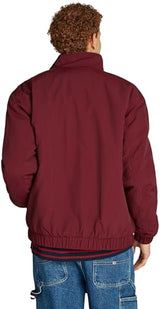 Tommy Jeans Cazadora Hombre Essential Padded Jacket con Cremallera, Rojo (Deep Rouge), L