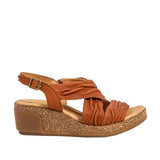 El Naturalista N5117 Leaves, Sandalia Mujer, Toffee, 42 EU