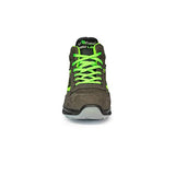 U-Power Red Lion Hummer, Safety Shoes,Zapatos de Seguridad, Altos, Ligeros y Flexibles, Antiperforación, Antipinchazos, con Inserto Infinergy, con Puntera de Aluminio - Grey & Green 42