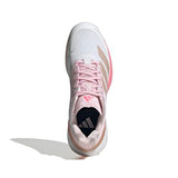 adidas Defiant Speed 2 Tennis Shoes, Zapatillas de Tenis Mujer, FTWR White/Ash Pearl/Bliss Pink, 39 1/3 EU