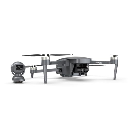 LUXWALLET Valkyrie X Dodge – 5 Ghz WiFi GPS Drone - Micro-SD Kaart Ingang- 4K Camera – 6000 Meter - Laser Obstakel Ontwijking- 3 Assige Gimbal – Return To Home – Borstelloze Motor – Grijs
