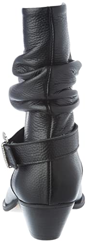 L37 HANDMADE SHOES El Amor es un extraño, Botas Vaqueras Mujer, Black, 36 EU