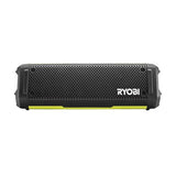 RYOBI - Altavoz Bluetooth inalámbrico de 4 voltios, portátil e Impermeable (IP67), batería de 2 Ah USB de Litio de Larga duración, RS4-120G