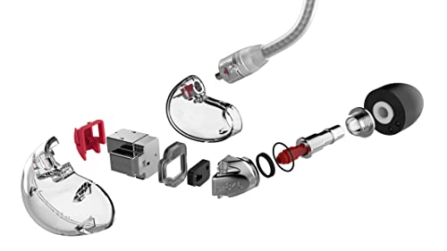 Shure SE846 - Auriculares con Cable con Aislamiento de Sonido Gen 2, Auriculares intraurales Seguros, Sonido Profesional de Alta Gama, Cuatro Controladores de Alta definición, filtros de Sonido