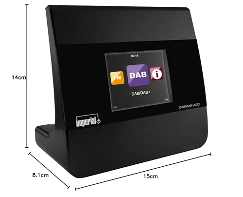 Imperial DABMAN i400 HiFi Adaptador Bluetooth/WiFi, Color: Negro