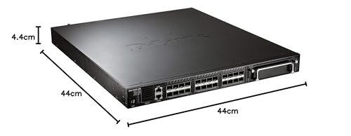 D-link DXS-3600-32S/SI - Switch 10 GbE Gestionable Layer 3 Stackable (24 Puertos 10 GbE SFP+ con 1 Ranura de expansión, Fuente de alimentación redundante y 3 módulos de Ventilador Hot-Swap, 1U)