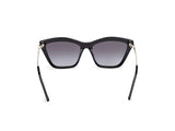 GUESS Gu00199 Gafas, 01b Shiny Black, 56/17/140 para Mujer