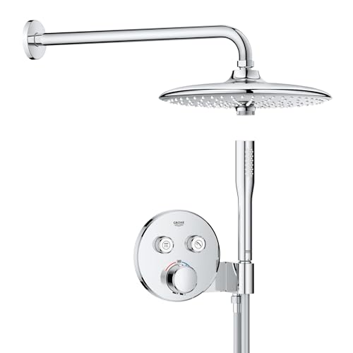 GROHE Precision SmartControl - Conjunto de ducha mural Vitalio Joy 260, Cromo, 34878000