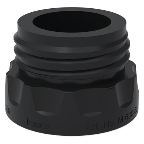 Bohlender b.safe - Adaptador de polipropileno para tapas de residuos S60/61 (m), B63 (F)
