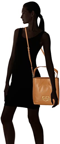 Love Moschino JC4052PP1GLD1, Bandolera Mujer, Camel, Talla única