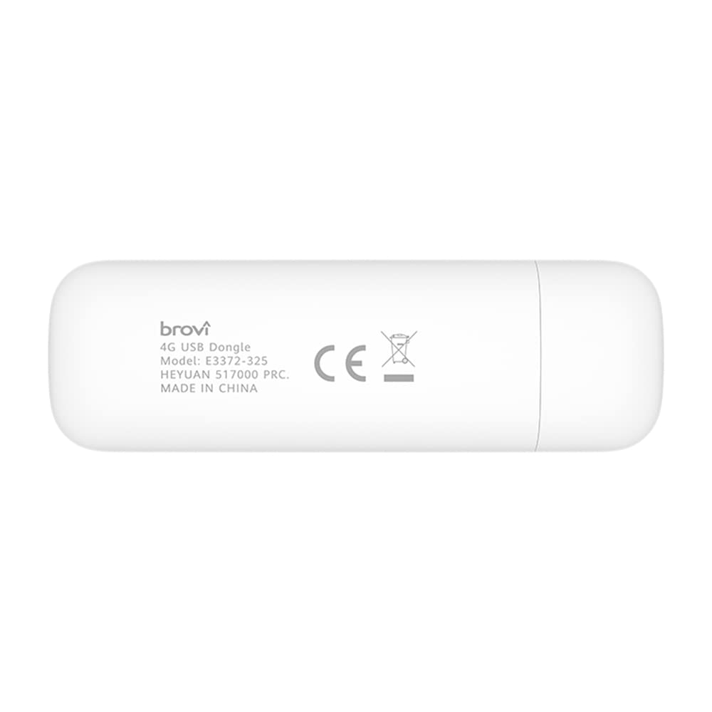 Zowee 4G LTE USB Dongle-CAT4, Velocidad de Descarga de hasta 150 Mbps, Plug & Play, Blanco