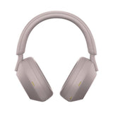 Sony WH-1000XM5 Auriculares de Diadema inalámbricos Premium con Noise Cancelling, Bluetooth, Llamadas, Hi-Res, 30 h de batería, Incluye Estuche rígido, iOS, Android - Rosa Palo