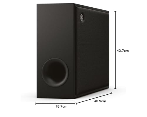 Yamaha TRUE X SUB 100A Subwoofer inalámbrico para TRUE X BAR 40A, en negro