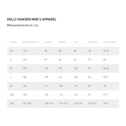 Helly Hansen Hombres Chaleco aislante Crew 2.0, Ébano, 2XL