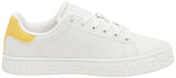 Tommy Jeans Tjw Logo Outsole Sneaker ESS En0En02703, Parte Superior Baja Mujer, Yellow (Yellow Dahlia), 37 EU