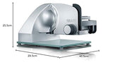 GRAEF Master M20 - Cortafiambres eléctrico, Made in Germany, 170 W, cuchilla completa Ø170 mm, metálico, corte fino 0-20 mm, plata